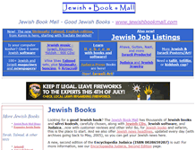 Tablet Screenshot of jewishbookmall.com